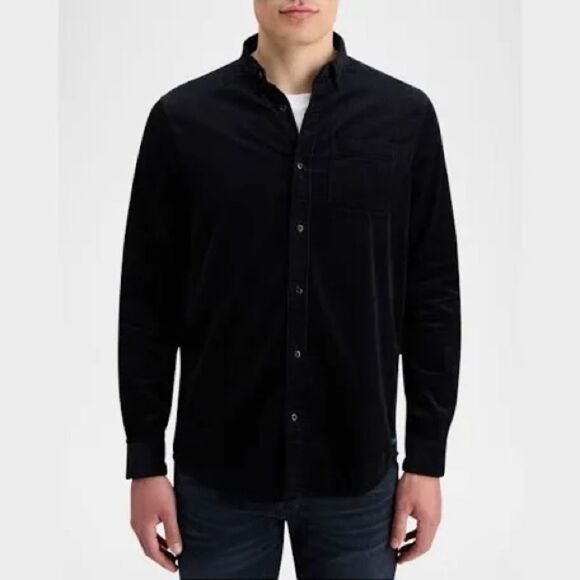GAP Other - NWT Gap Shirt Jacket / Shacket Black Velour XXL